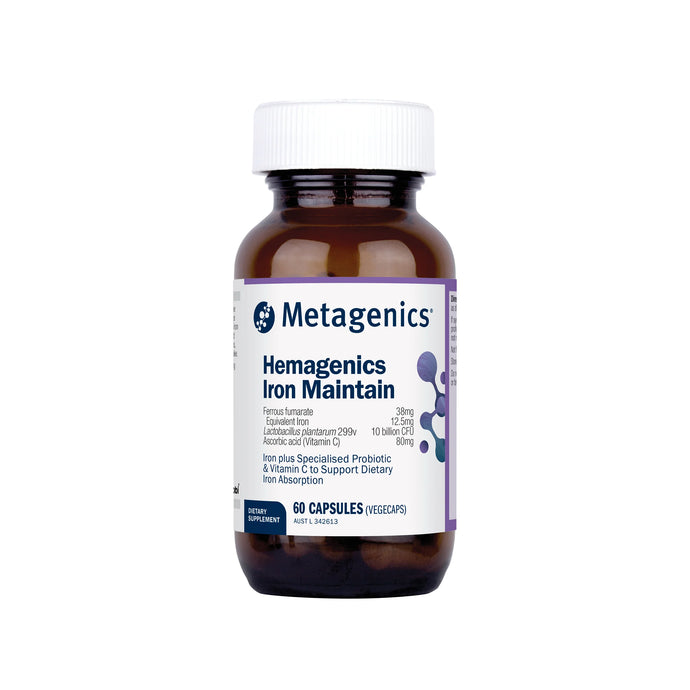 Metagenics Hemagenics Iron Maintain 60 Capsules