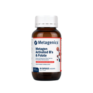 Metagenics MetaGen Activated Bs + Folate 60 Capsules